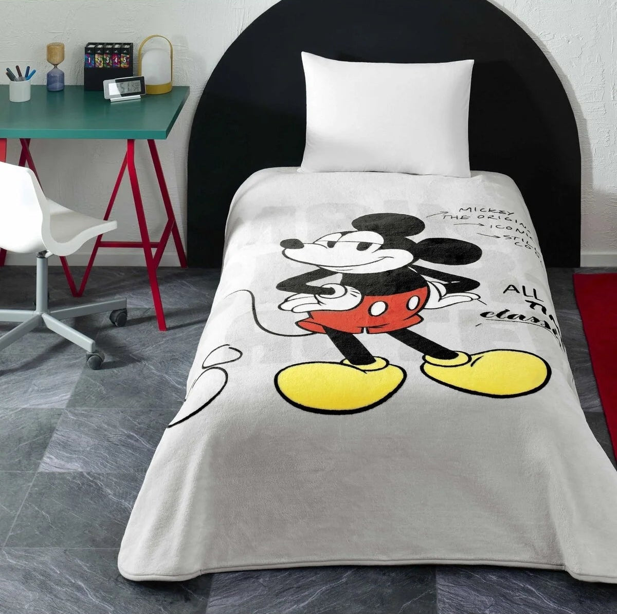 Disney Home Mickey Mouse Lisanslı Battaniye Tek Kişilik