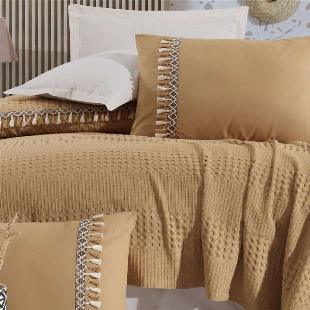 Clasy Bohemline V6 Pike Takımı Çift Kişilik - Hardal