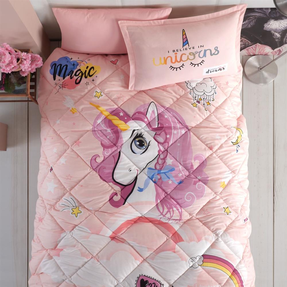 Clasy Pink Dreams V1 Poplin Uyku Seti Tek Kişilik