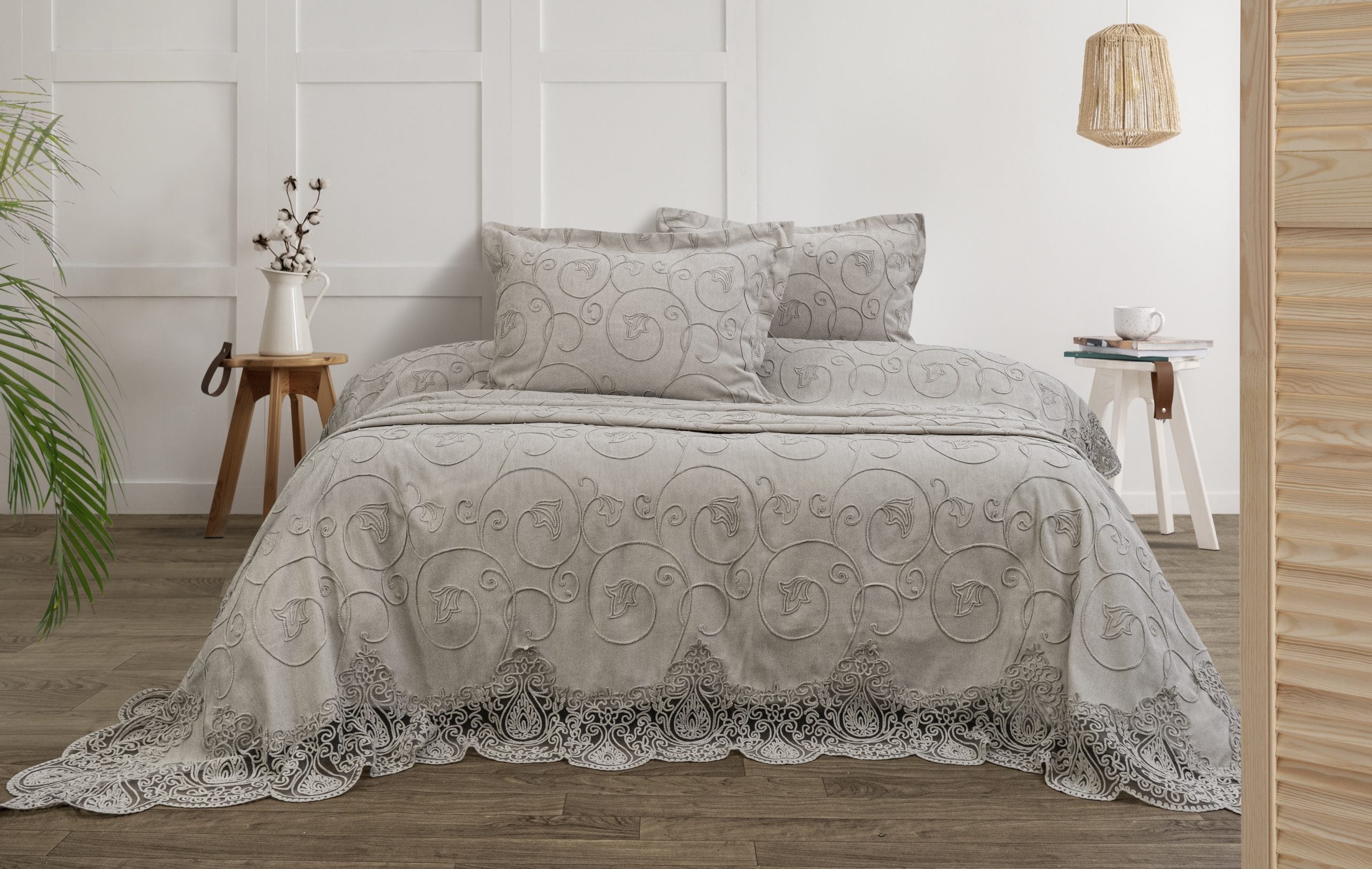 Anna Karina İsabella Pike Takımı Çift Kişilik - Stone