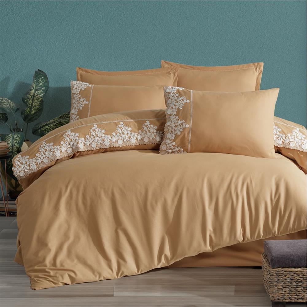 Clasy Osela V1 Uyku Seti Çift Kişilik - Zencefil