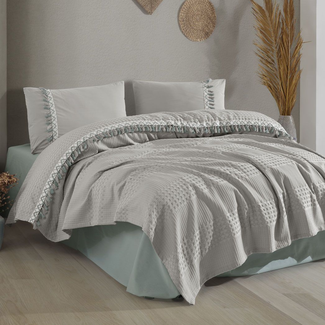 Clasy Bohemline V10 Pike Takımı Tek Kişilik - Petrol