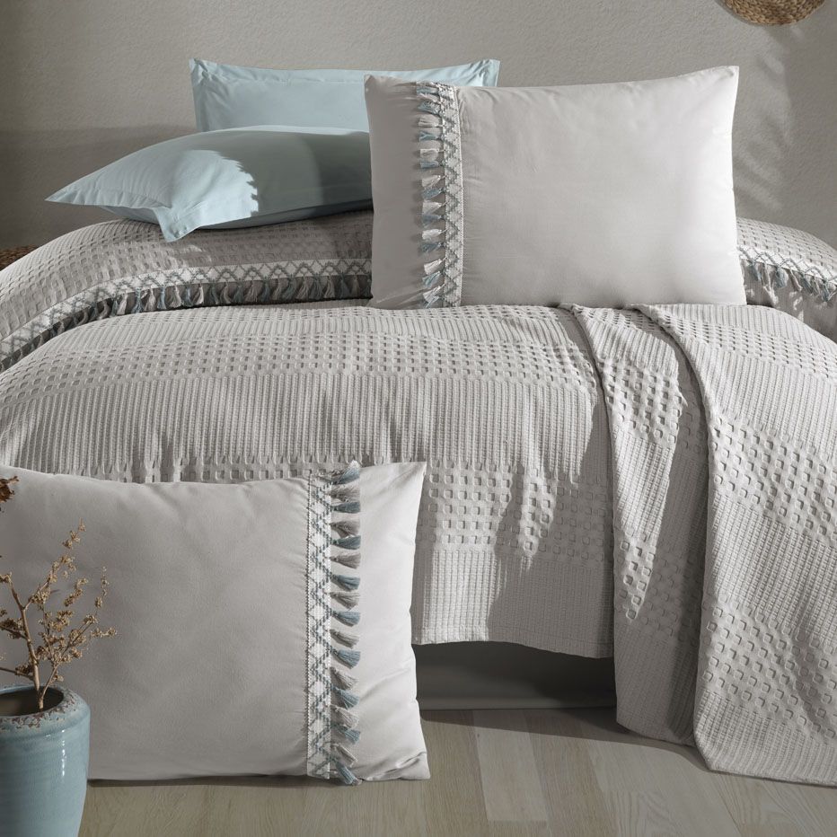 Clasy Bohemline V10 Pike Takımı Tek Kişilik - Petrol