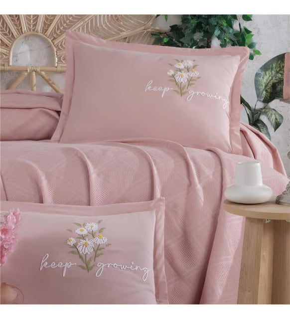 Clasy Etta V4 Pike Takımı Çift Kişilik - Pudra