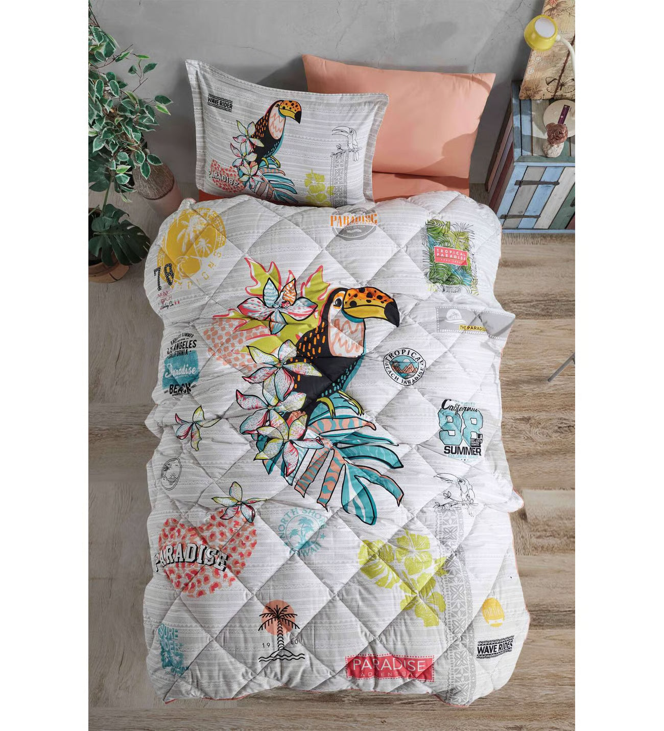 Clasy Paradise V1 Poplin Uyku Seti Tek Kişilik