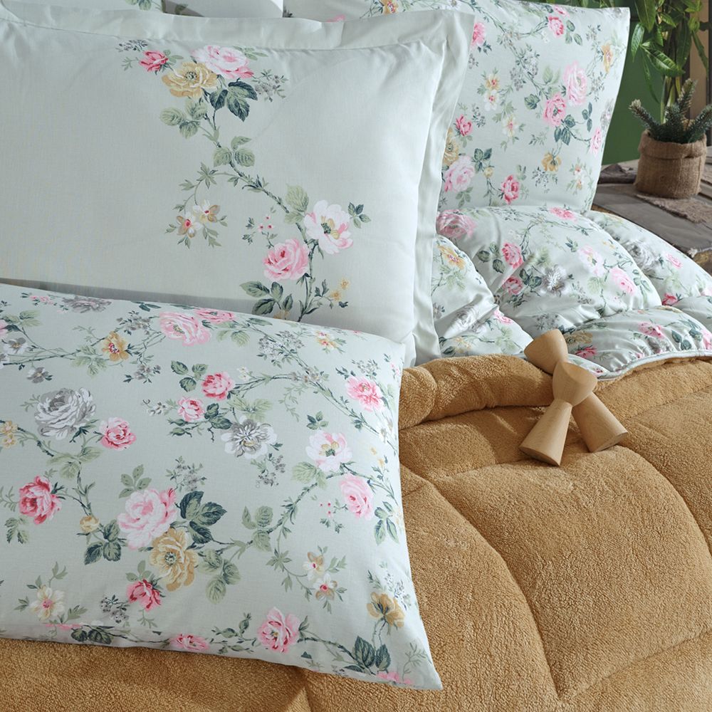 Clasy Elara V2 Wellsoft Uyku Seti Çift Kişlik - Hardal