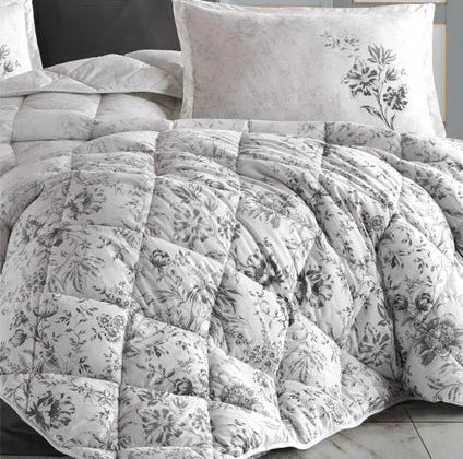 Clasy Napa V1 Poplin Uyku Seti Tek Kişilik - Gri