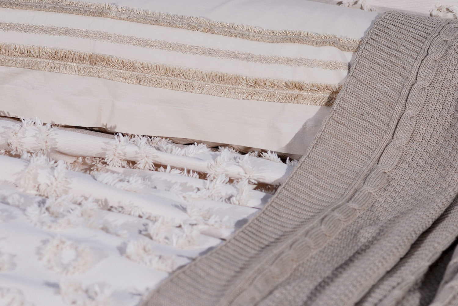 Anna Karina Karin 10 Parça Çeyiz Seti - Cappuccino