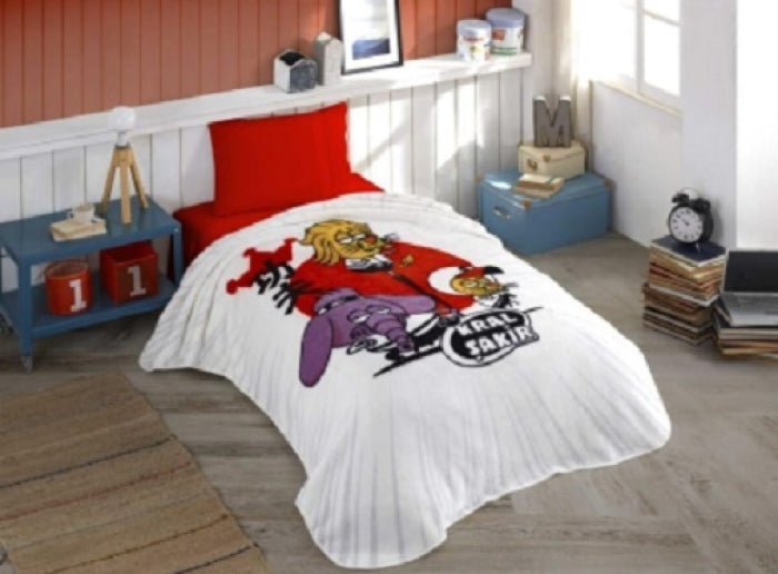 Hobby Kral Şakir Lisanslı Battaniye Tek Kişilik