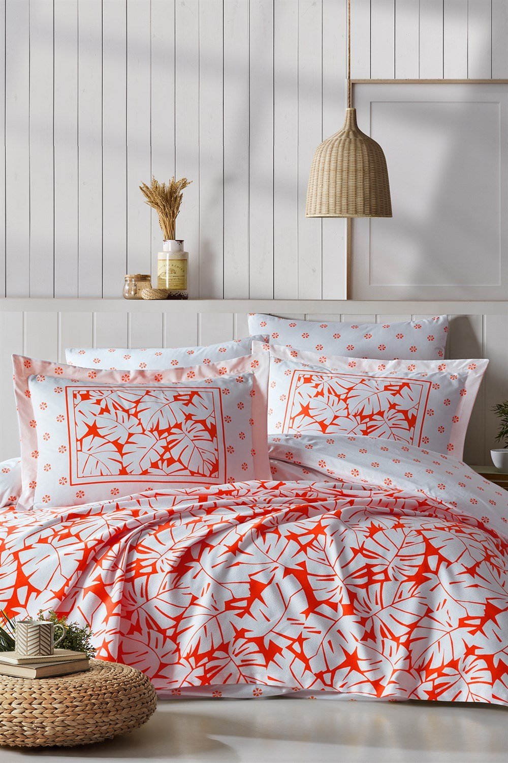 İyi Geceler İstanbul Summer Time Pike Takımı Tek Kişilik - Coral