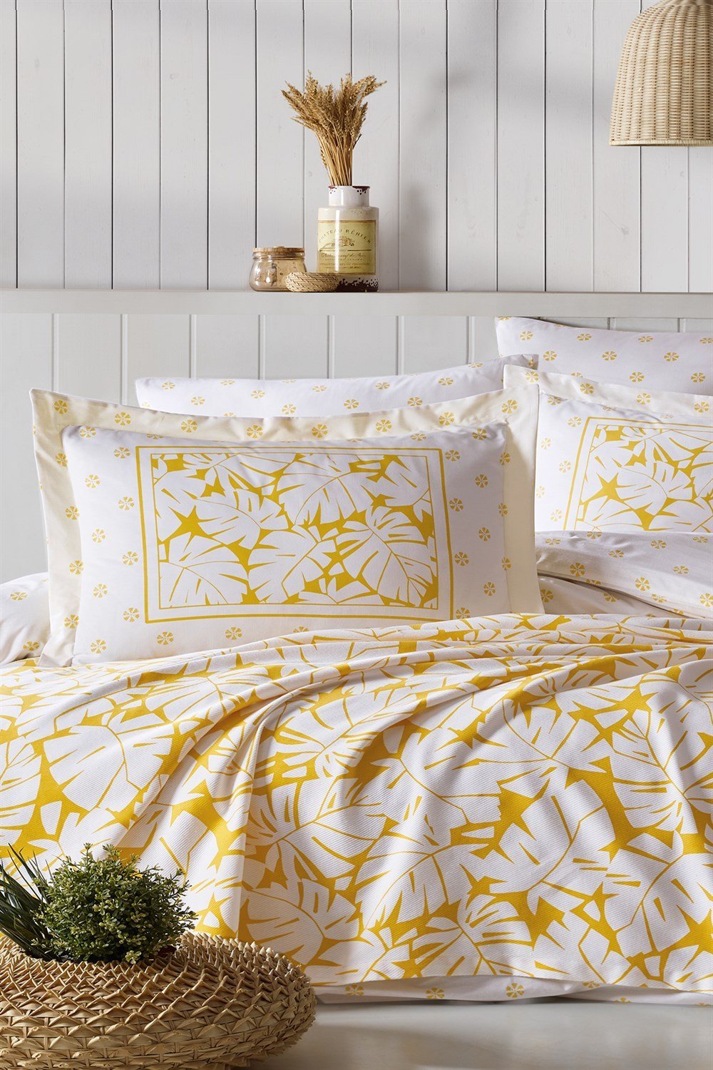 İyi Geceler İstanbul Summer Time Pike Takımı Tek Kişilik - Sarı