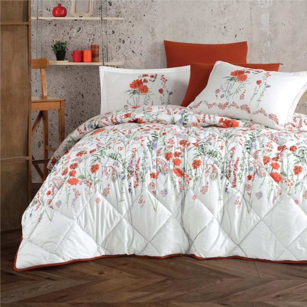 Clasy Elyese V1 Uyku Seti Tek Kişilik - Kiremit