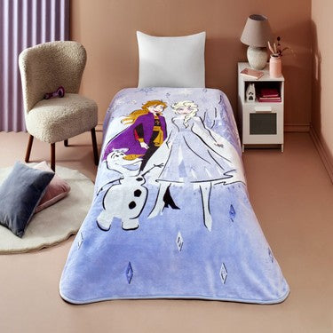Disney Home Frozen Lisanslı Battaniye Tek Kişilik