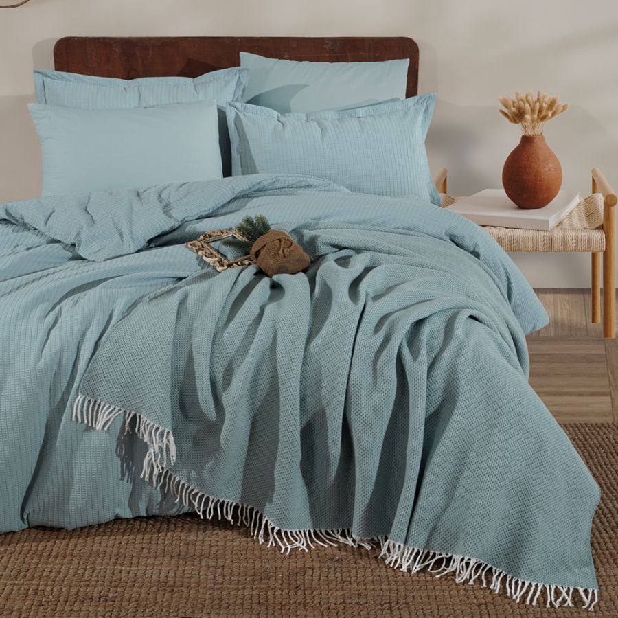 Clasy Eveya V4 Runforce Battaniyeli Mevresim Takımı Çift Kişilik - Mint