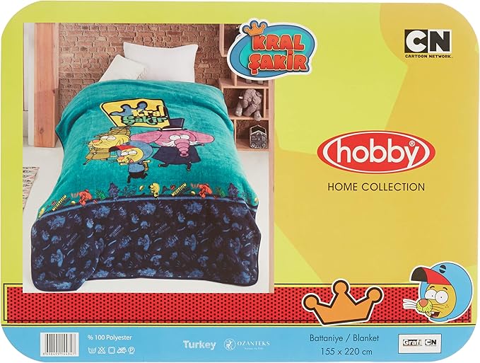 Hobby Kral Şakir Lisanslı Battaniye Tek Kişilik