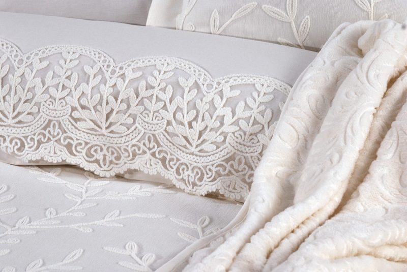 Anna Karina Lusia 10 Parça Çeyiz Seti - Krem