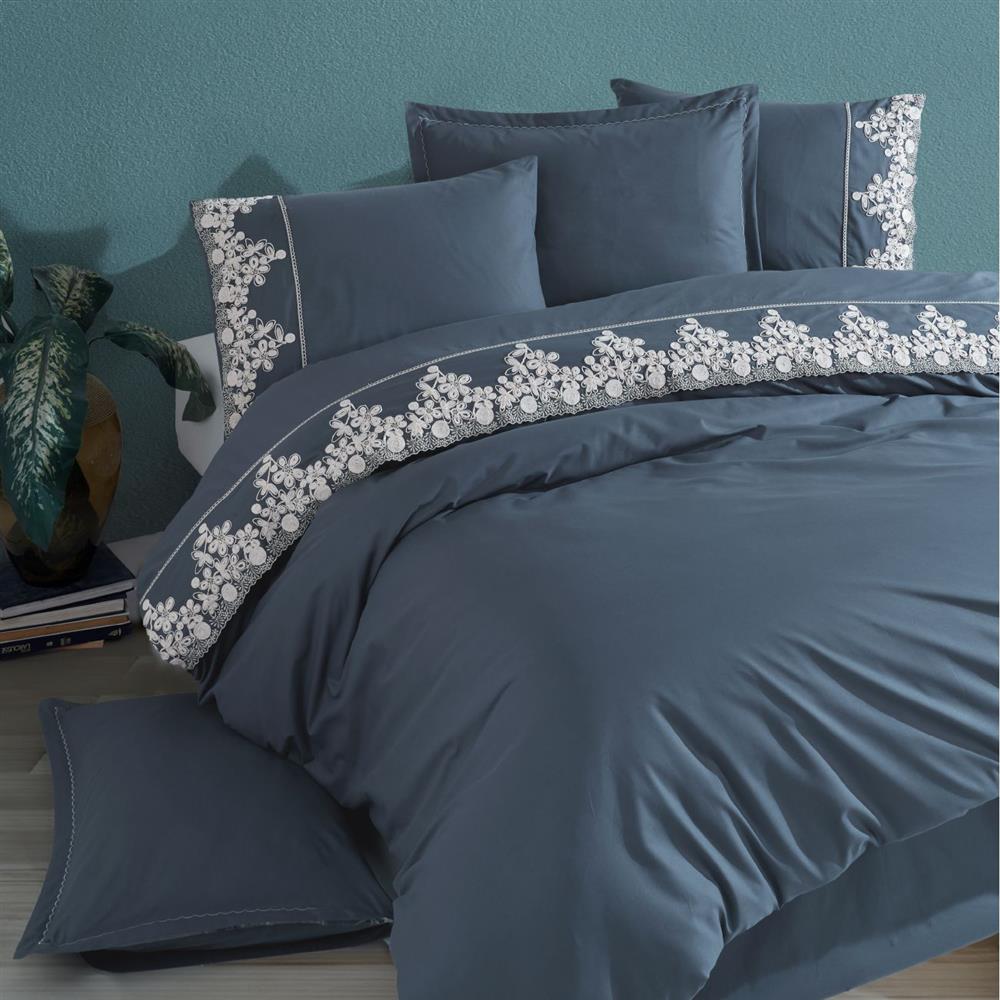 Clasy Osela V4 Uyku Seti Çift Kişilik - İndigo Gri