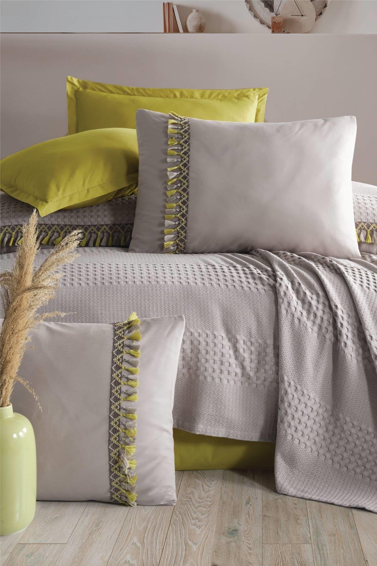 Clasy Bohemline V3 Pike Takımı Tek Kişilik - Bej