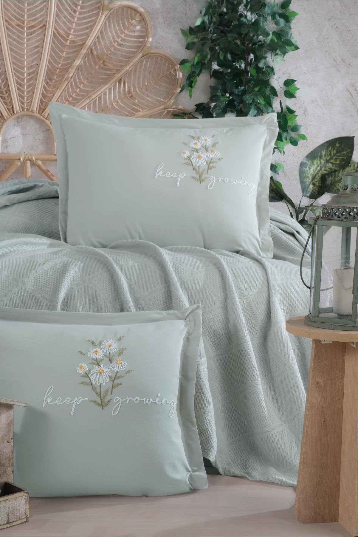 Clasy Etta V2 Pike Takımı Çift Kişilik - Pudra