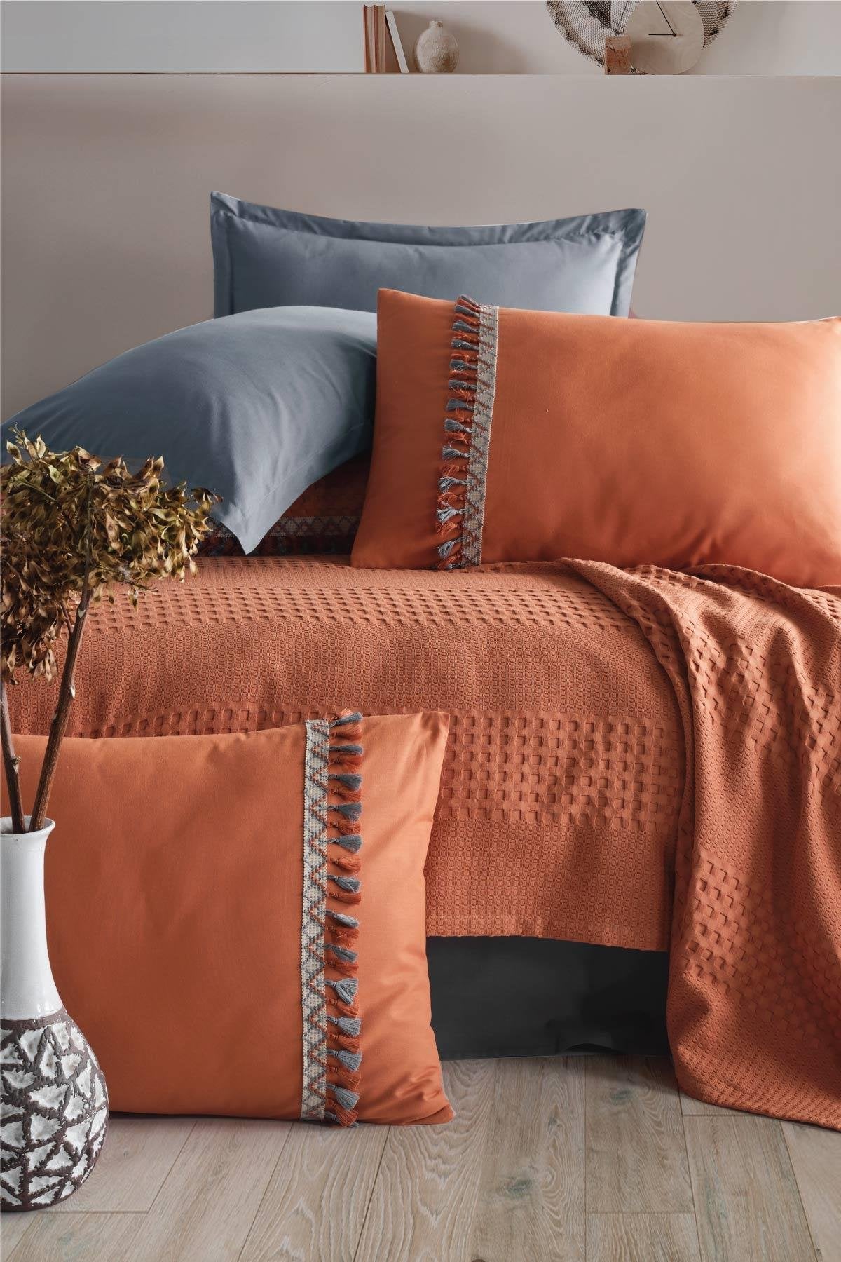 Clasy Bohemline V2 Pike Takımı Tek Kişilik - Kiremit