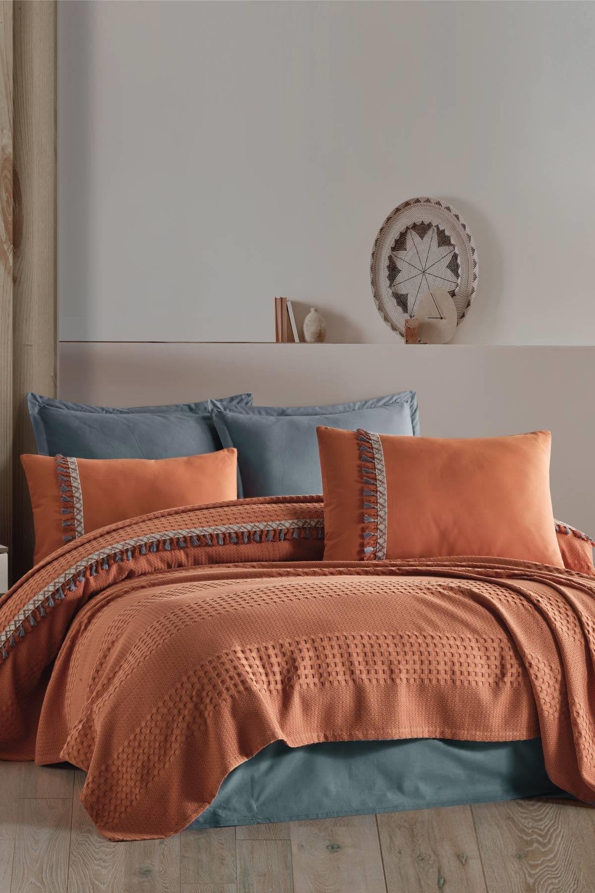 Clasy Bohemline V2 Pike Takımı Tek Kişilik - Kiremit