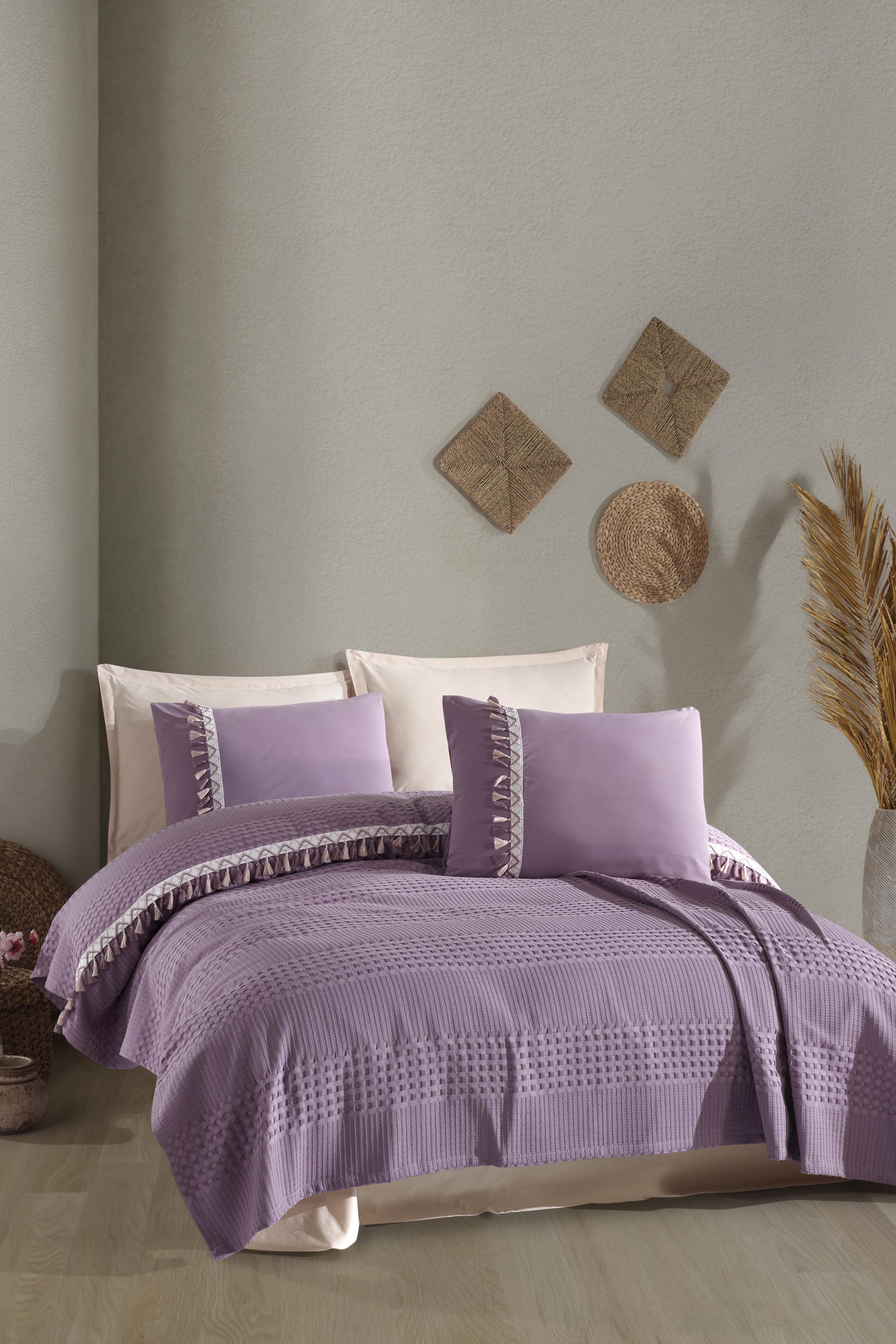 Clasy Bohemline V7 Pike Takımı Tek Kişilik - Lila