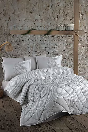 Clasy Latina V1 Uyku Seti Çift Kişilik - Gümüş