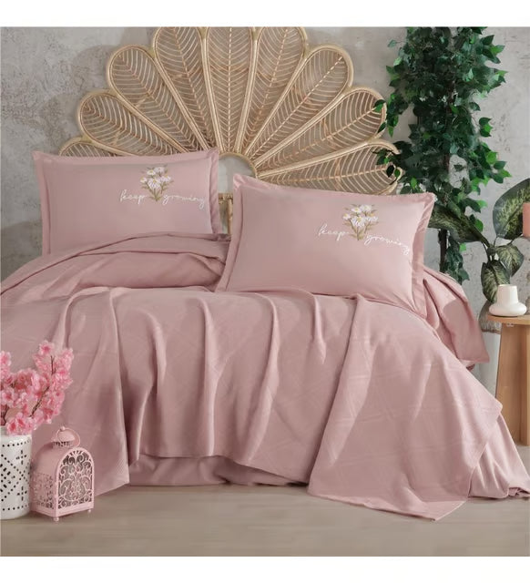 Clasy Etta V4 Pike Takımı Çift Kişilik - Pudra