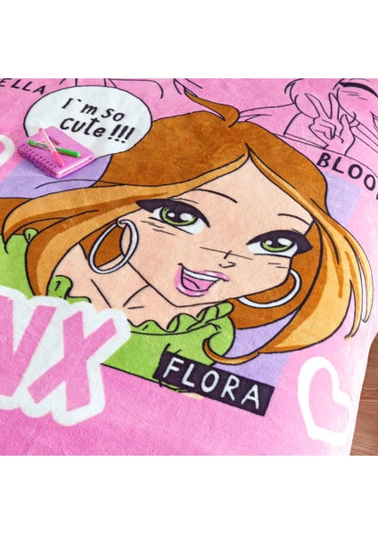Zorlu Winx Lisanslı Battaniye Tek Kişilik