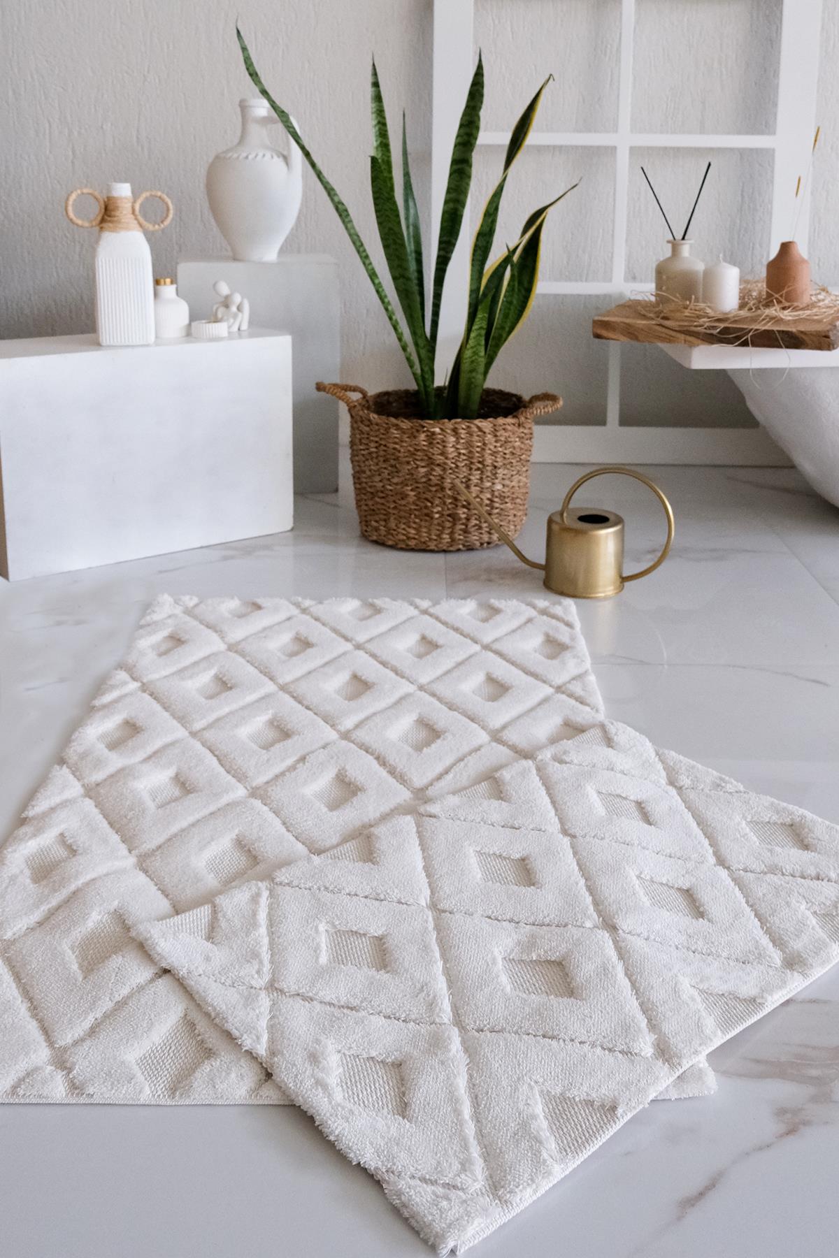 İyi Geceler İstanbul HCW Gate Paspas Seti / 40x60-60x100 cm - Ekru