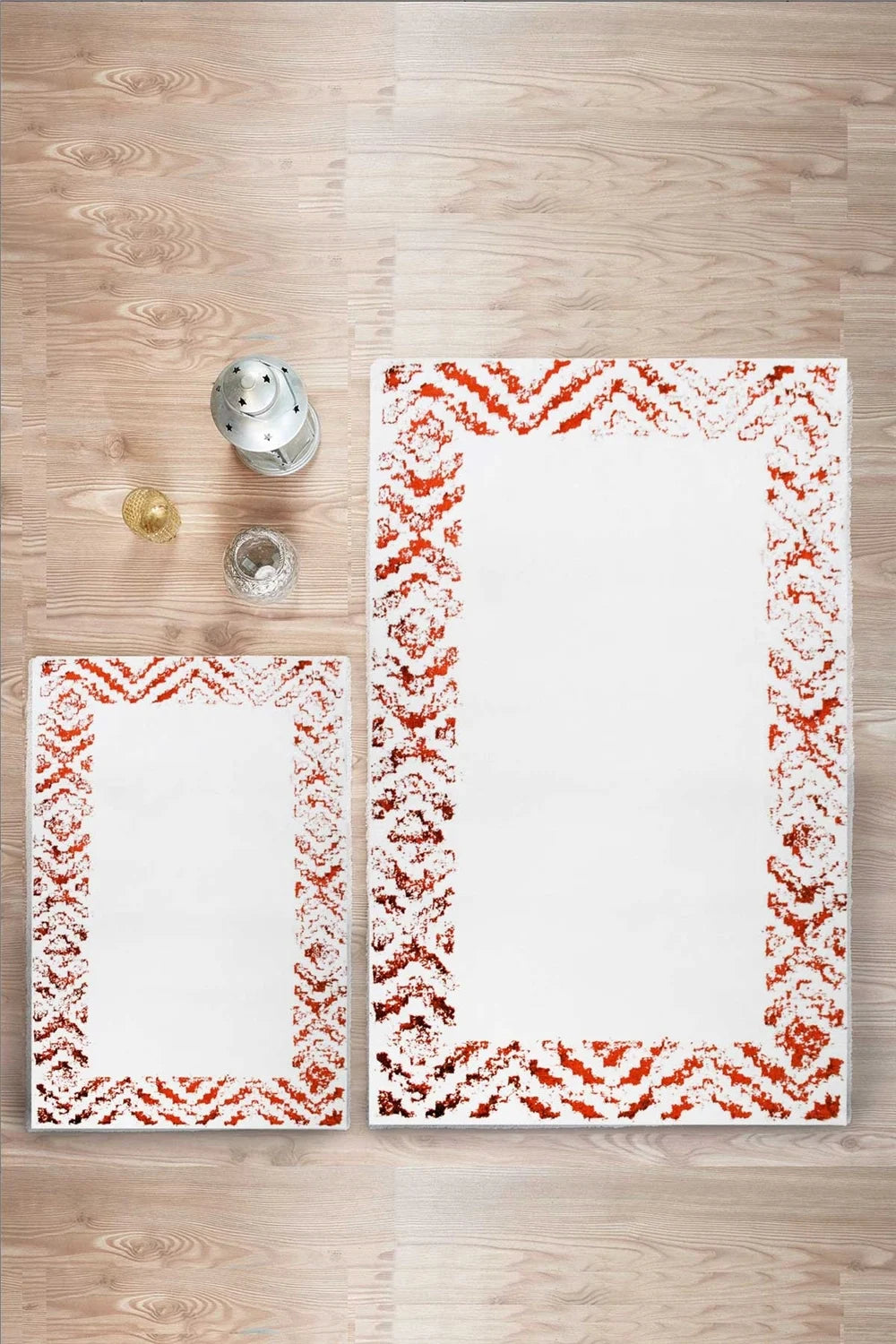 İyi Geceler İstanbul HCW Hermes Paspas Seti / 40x60-60x100 cm - Kiremit