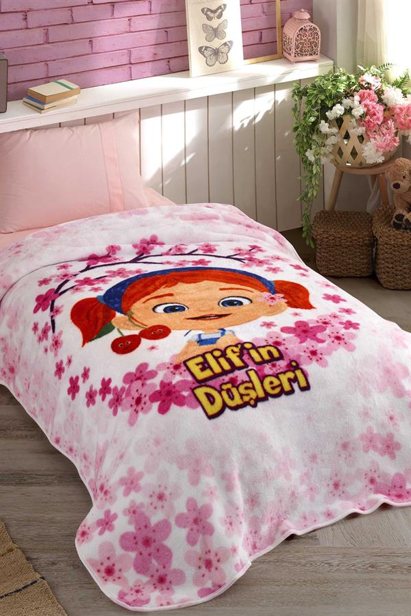 Hobby Elif'in Düşleri Lisanslı Battaniye Tek Kişilik