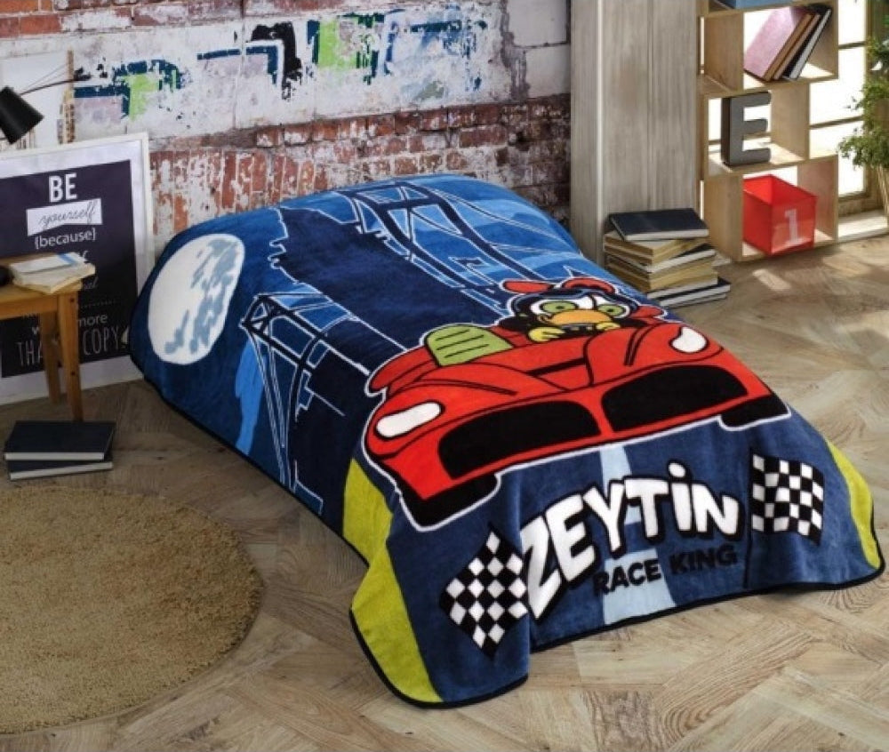 Hobby Limon ve Zeytin Lisanslı Battaniye Tek Kişilik