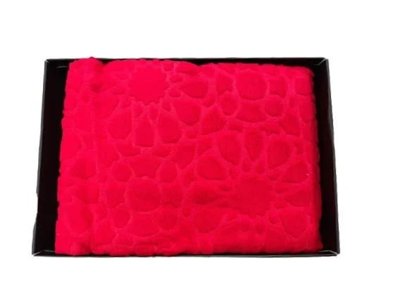 Sesli Home Emboss Battaniye - Kırmızı