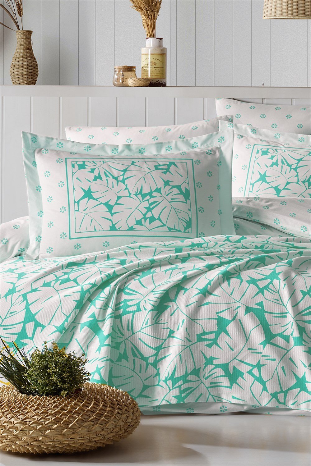 İyi Geceler İstanbul Summer Time Pike Takımı Tek Kişilik - Mint