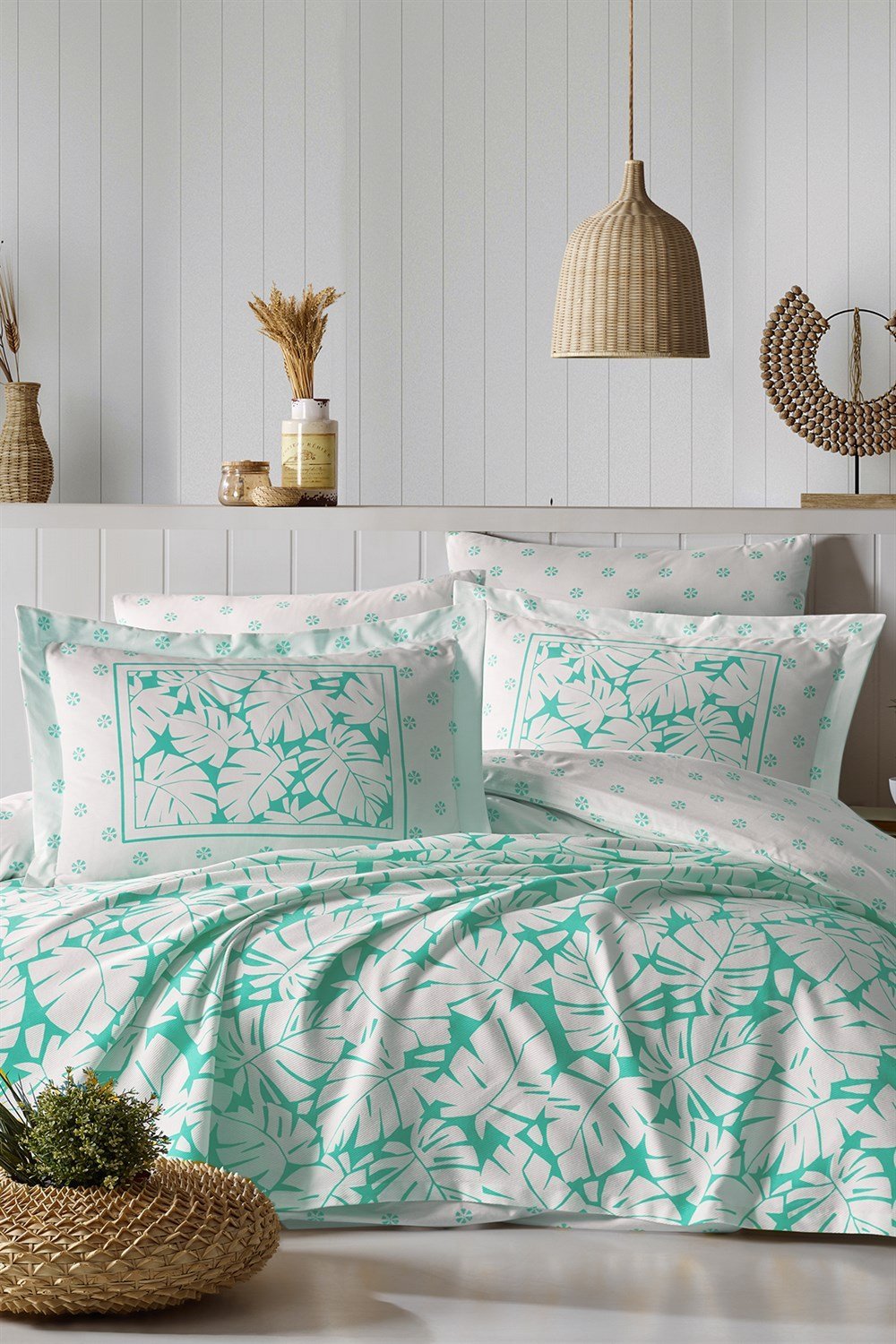 İyi Geceler İstanbul Summer Time Pike Takımı Tek Kişilik - Mint