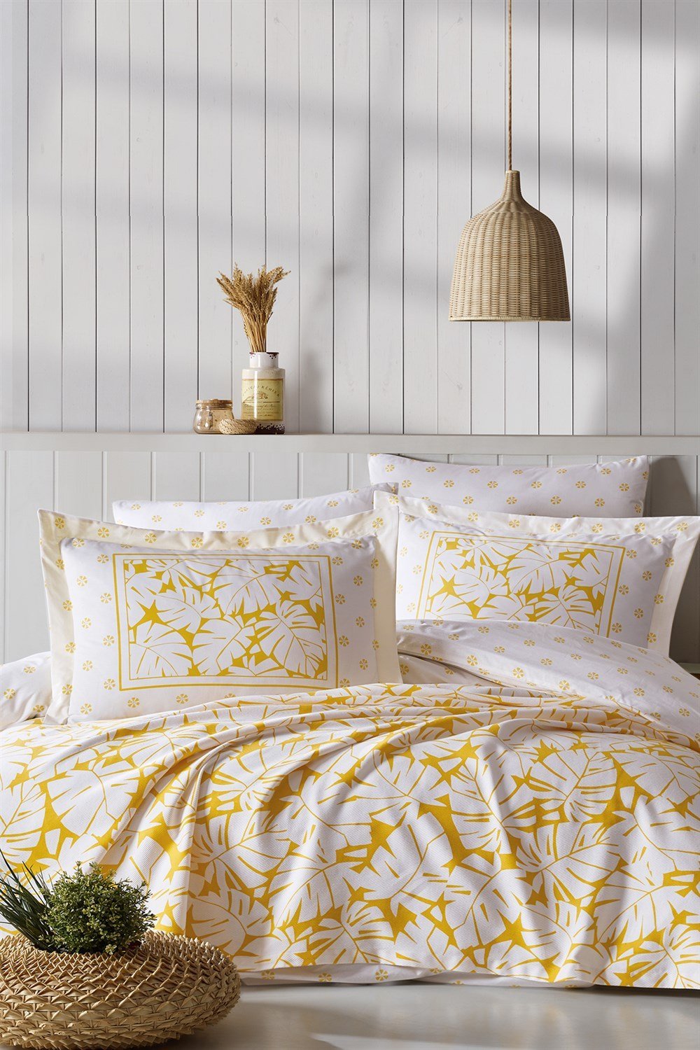 İyi Geceler İstanbul Summer Time Pike Takımı Tek Kişilik - Sarı